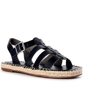 Time and Tru Women's Espadrille Fisherman Flat with Memory Foam Foot Bed